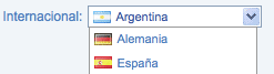 Internacionalizaci�n en SoloStocks